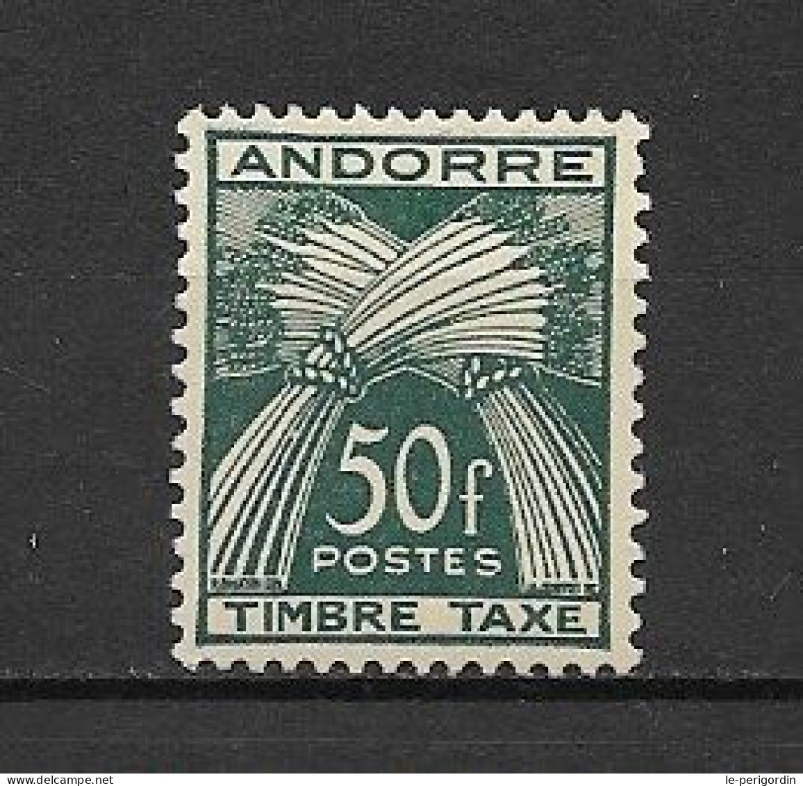 Andorre Fr Taxe No 40 , Neuf , ** , Sans Charniere , Ttb . - Unused Stamps