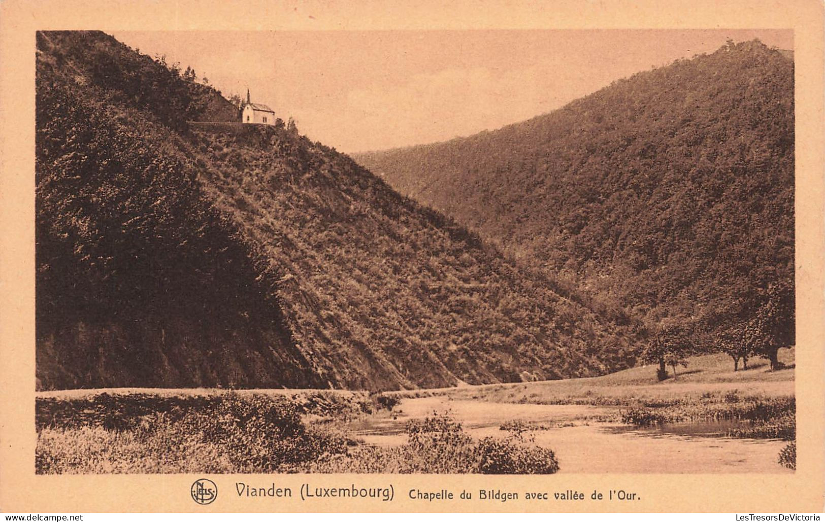 LUXEMBOURG - Vianden - Chapelle Du Bildgen Avec Vallée De L'Our - Carte Postale Ancienne - Vianden