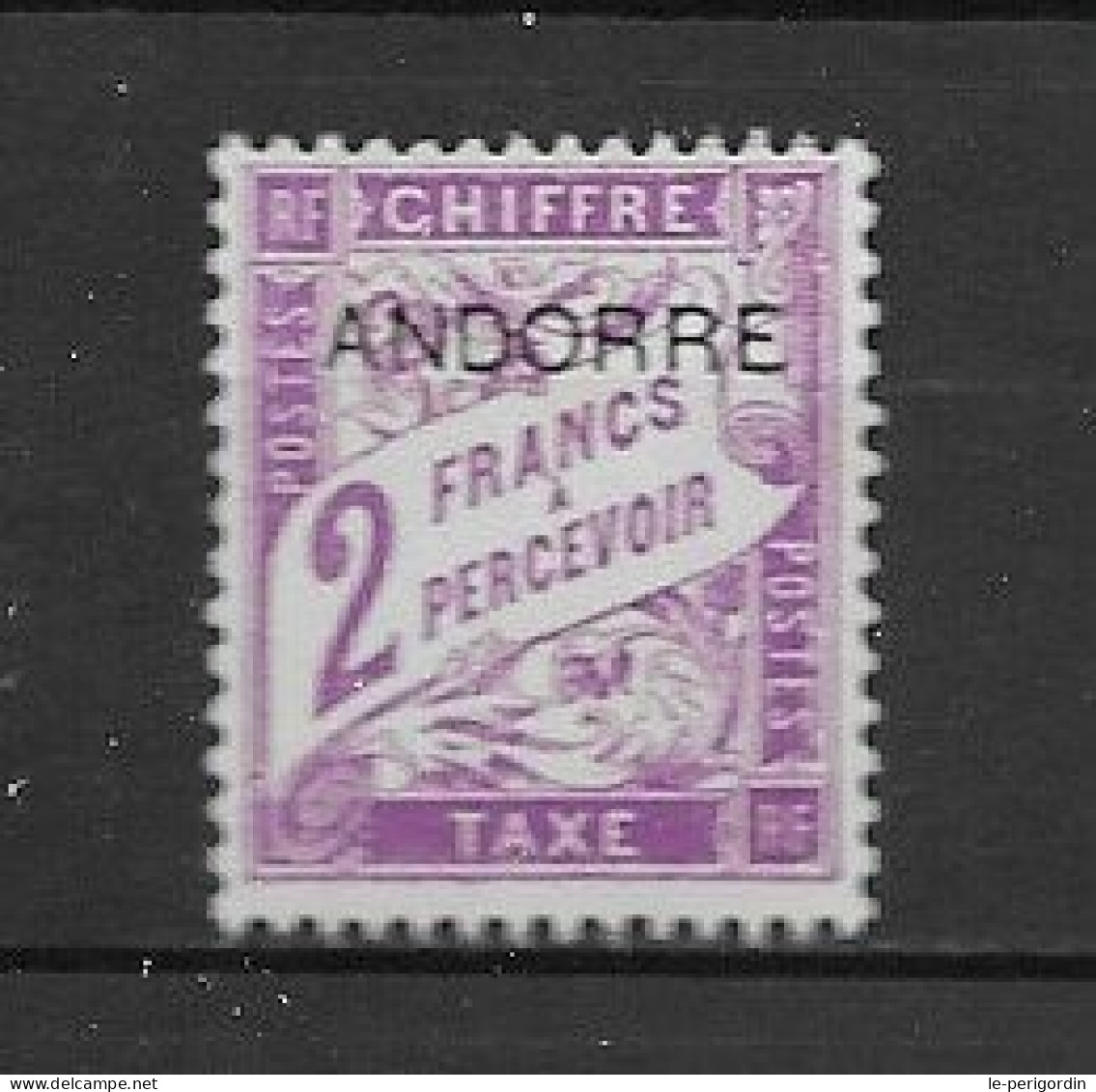 Andorre Fr Taxe No 7 , Neuf , ** , Sans Charniere , Ttb . - Nuovi