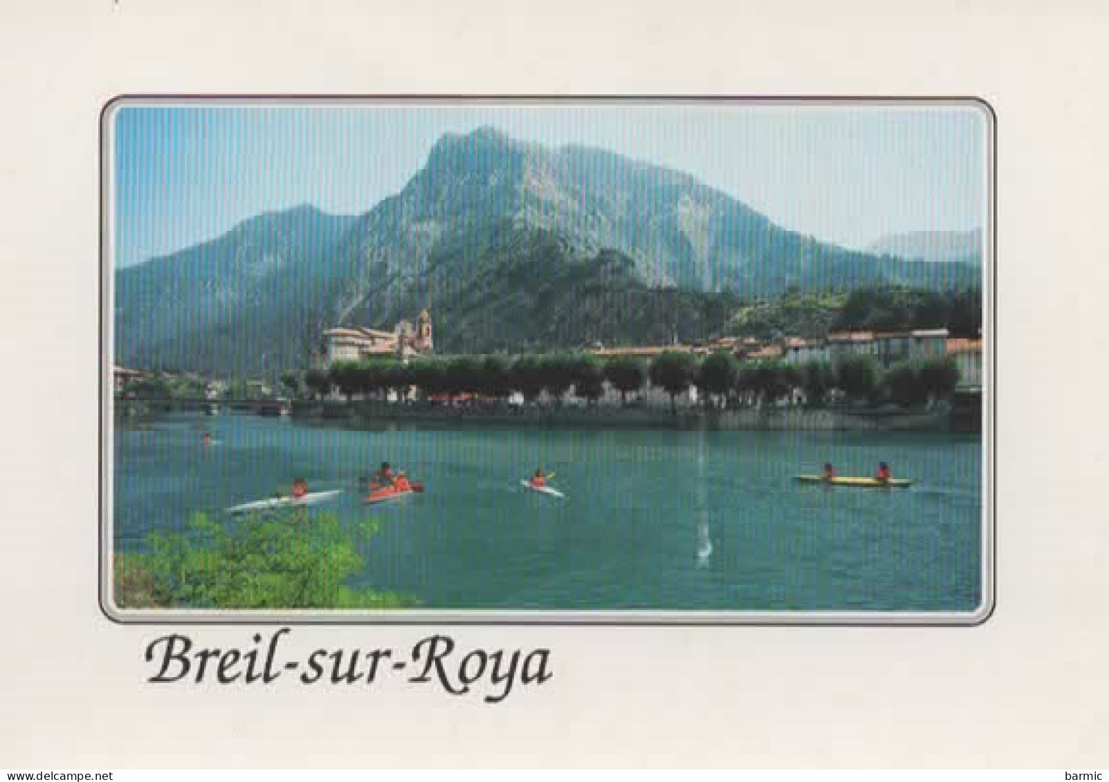 BREIL SUR ROYA, VUE GENERALE, CANOES COULEUR  REF 15093 - Breil-sur-Roya