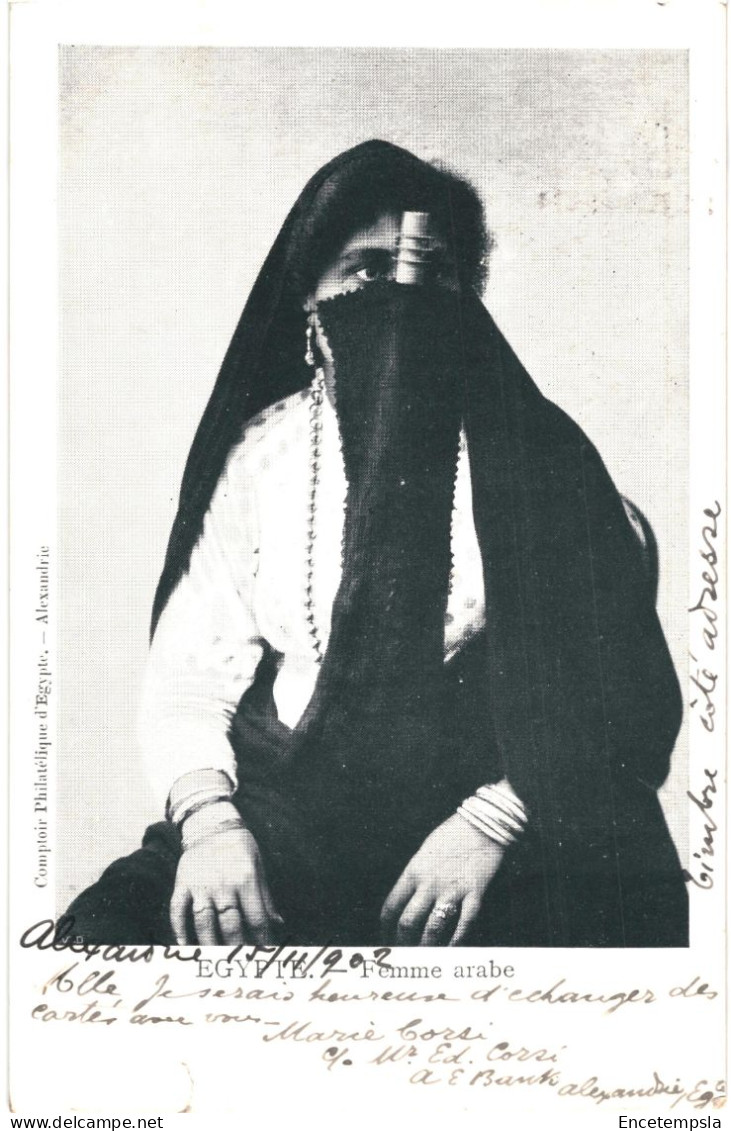 CPA Carte Postale Egypte Femme Arabe  1902 VM79027 - Personen