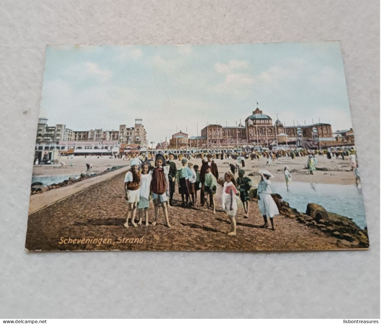 ANTIQUE POSTCARD NETHERLANDS SCHEVENINGEN - STRAND  UNUSED - Scheveningen