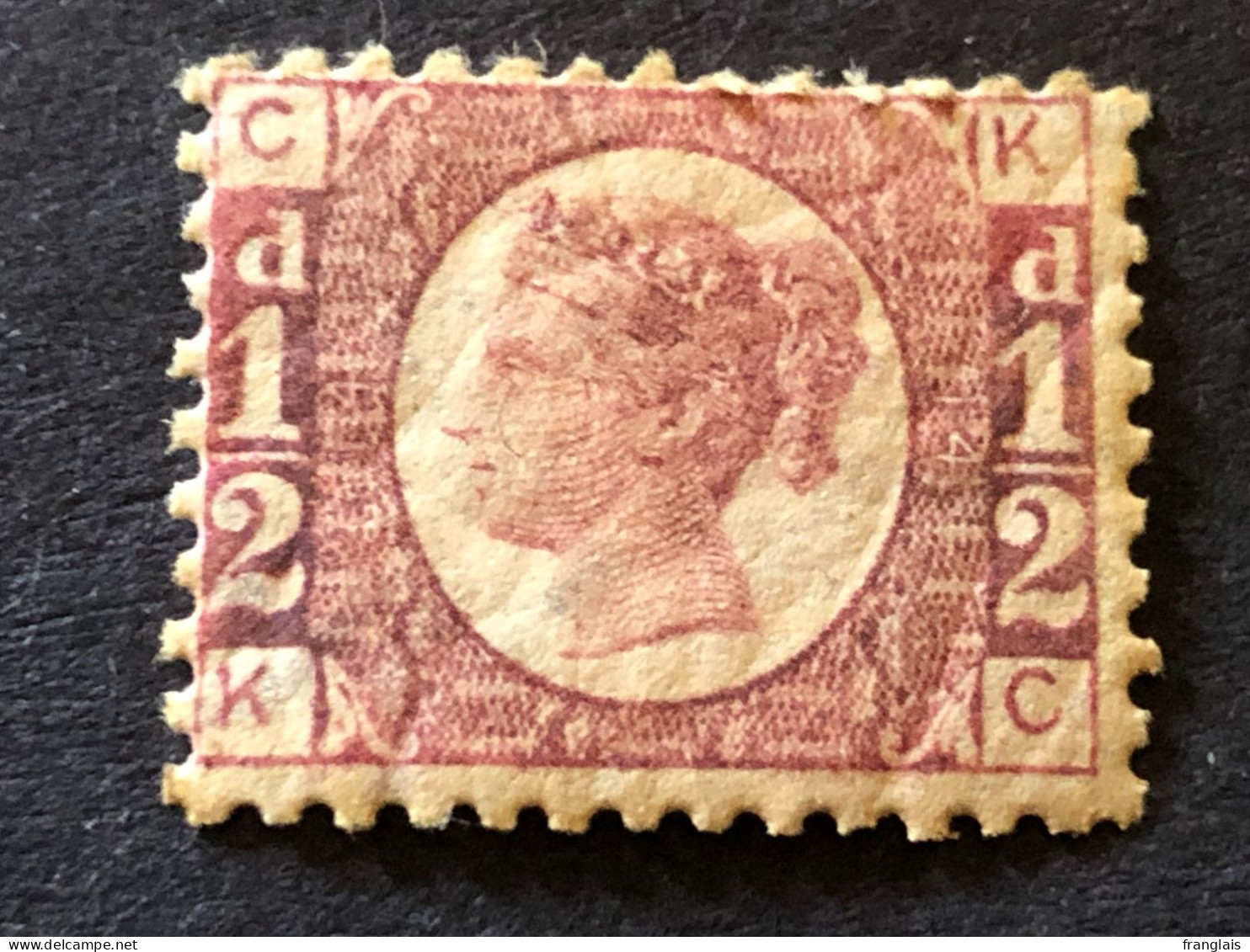 GB  SG49 Sc 58 1/2d Red, Plate 14, MNH**  CV £120 - Neufs