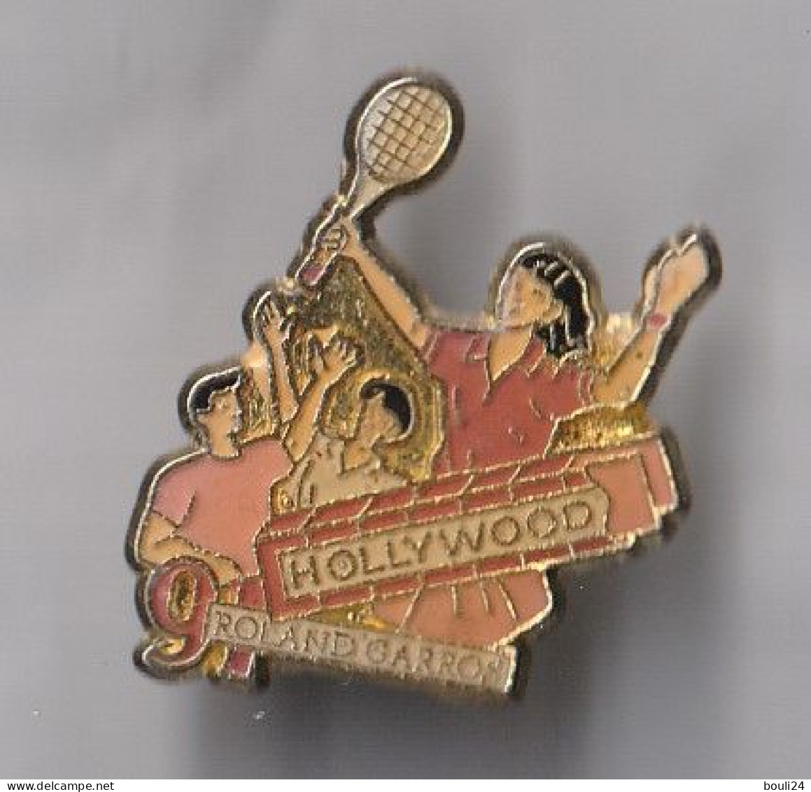 PIN'S THEME SPORT TENNIS  ROLAND GARROS 91  PUB HOLLYWOOD - Tenis