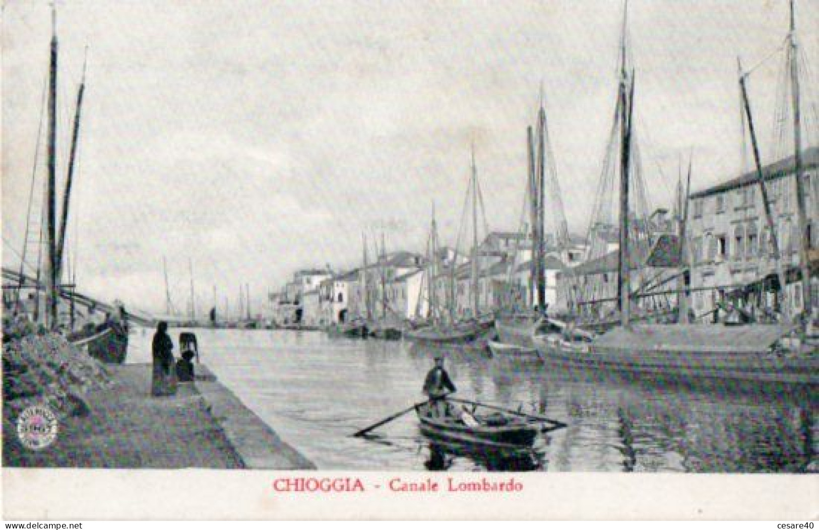 ITALIA - CHIOGGIA - Canale Lombardo, Animata, Anni 10 - MAR 2024-20 - Chioggia