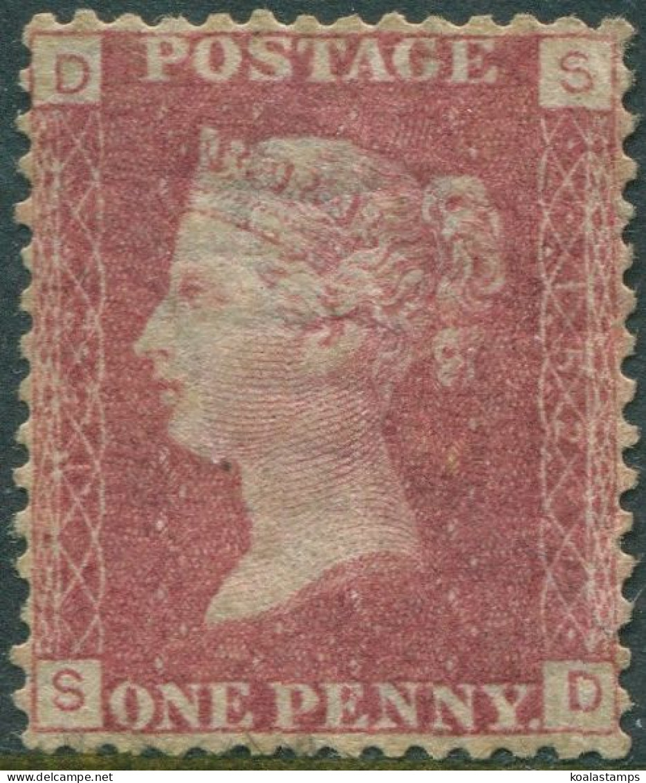 Great Britain 1858 SG44 1d Red QV DSSD MH - Ohne Zuordnung