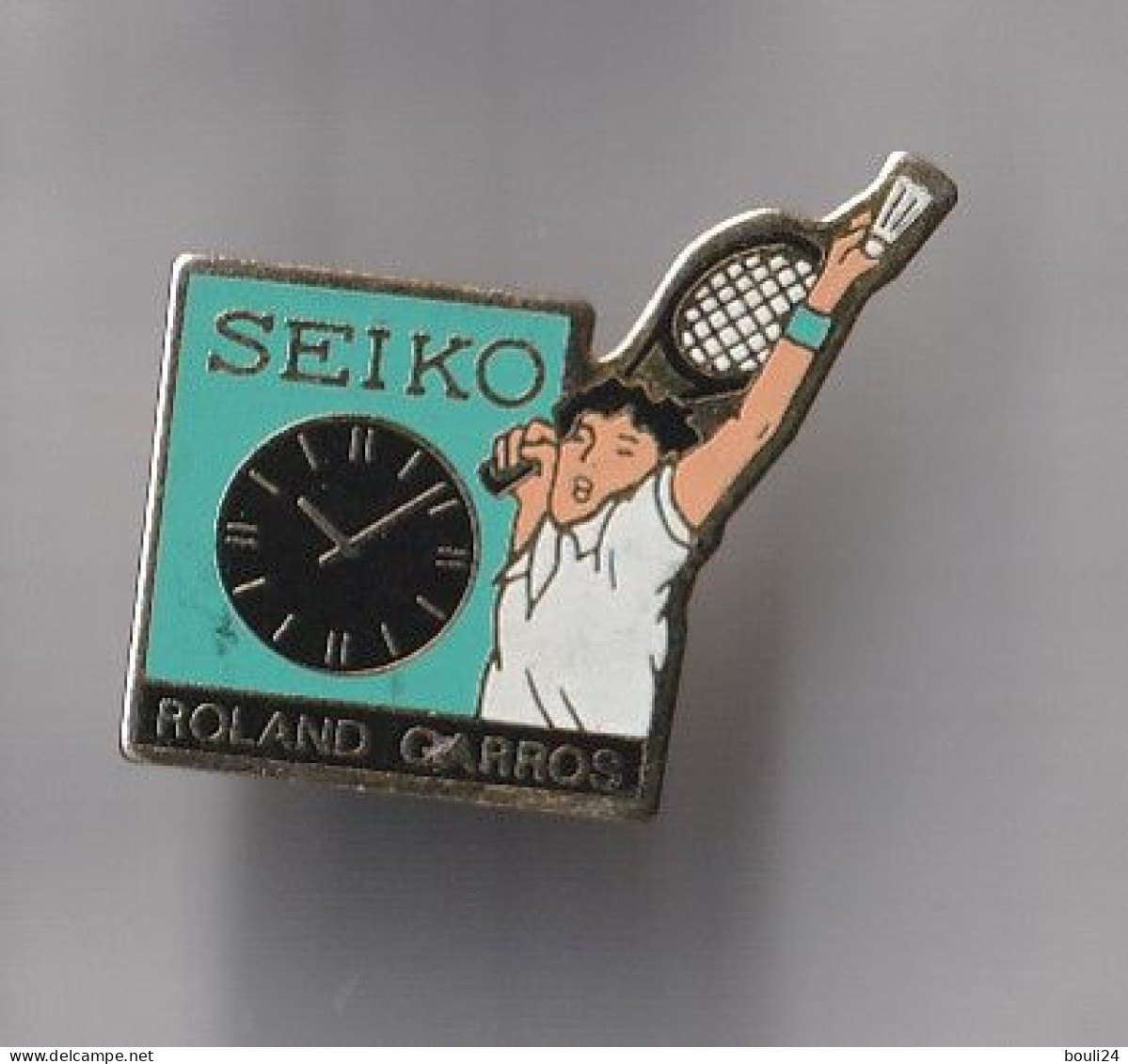 PIN'S   THEME   SPORT  TENNIS  ROLAND  GARROS   SPONSOR  SEIKO - Tennis