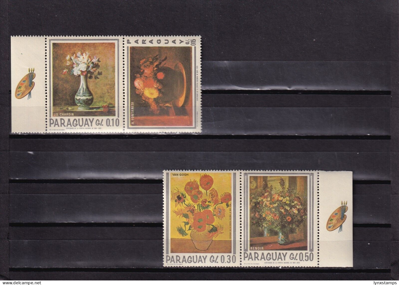 ER03 Paraguay 1967 Paintings MNH Stamps - Paraguay