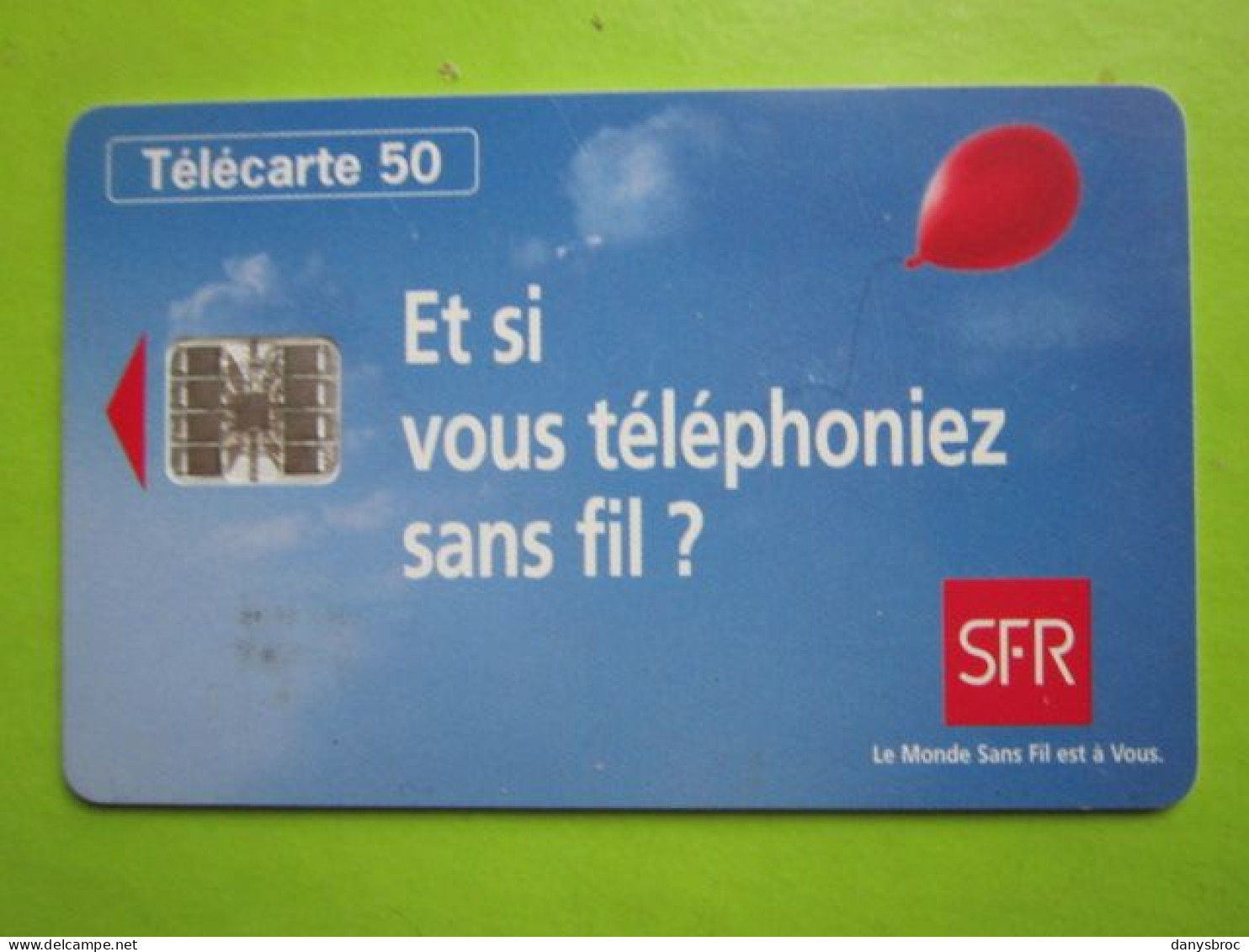 12/95 SFR TELEPHONE - Télécarte 50 U FRANCE TELECOM - Telefoni