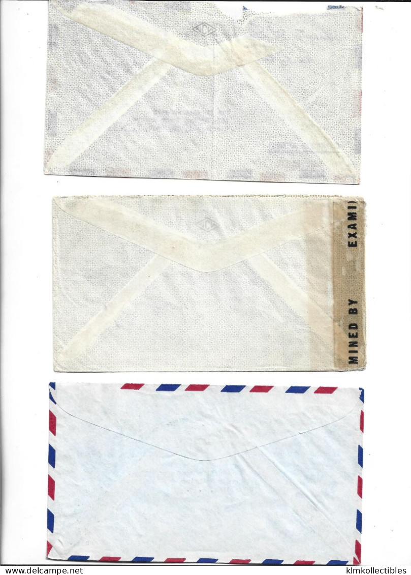 COSTA RICA - POSTAL HISTORY LOT 6 COVERS - AIRMAIL CENSORED - Costa Rica