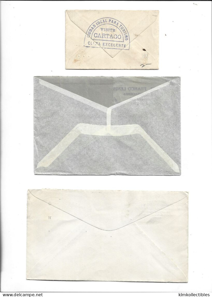 COSTA RICA - POSTAL HISTORY LOT 6 COVERS - AIRMAIL CENSORED - Costa Rica