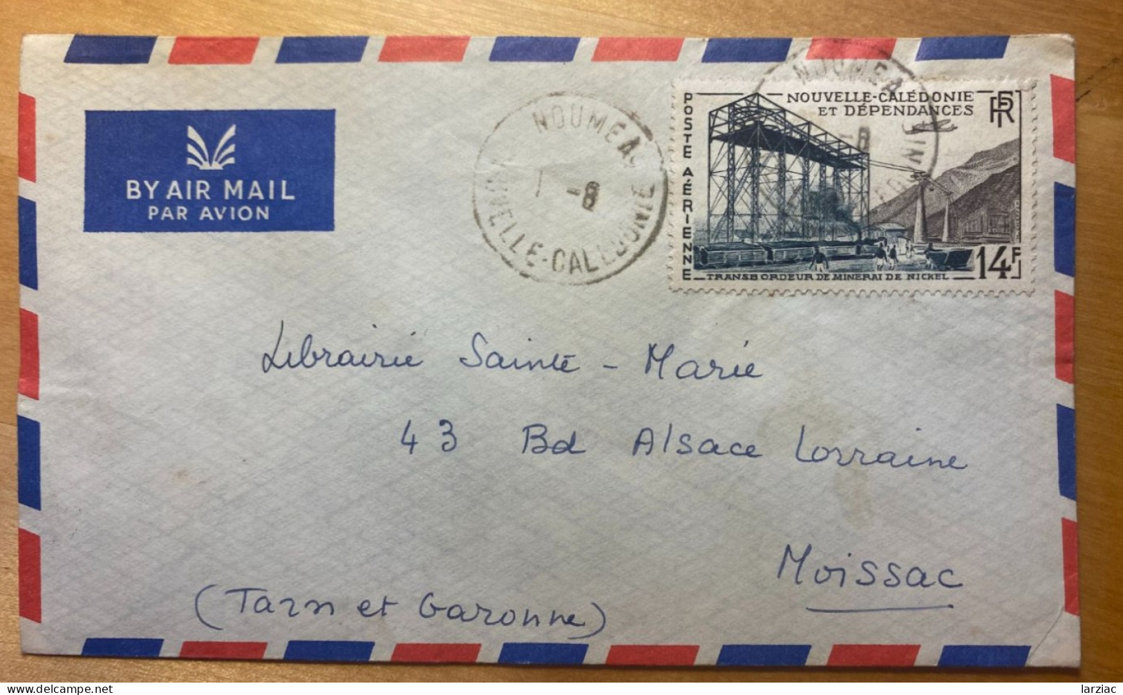 Enveloppe Nouvelle-Calédonie Affranchie  Pour La France Oblitération Nouméa - Briefe U. Dokumente