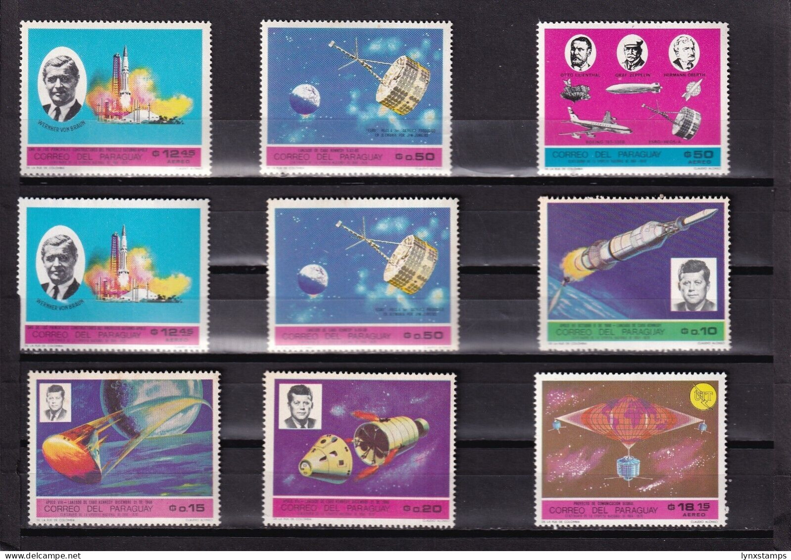 ER03 Paraguay 1969 Advances In Space Research MNH Stamps - Paraguay