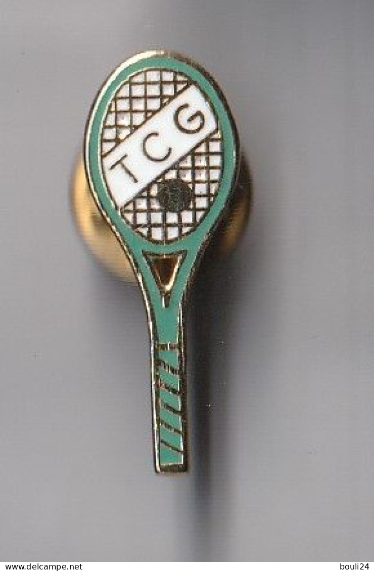 PIN'S THEME  SPORT  TENNIS  CLUB DE GRADIGNAN  EN GIRONDE  T C G - Tennis