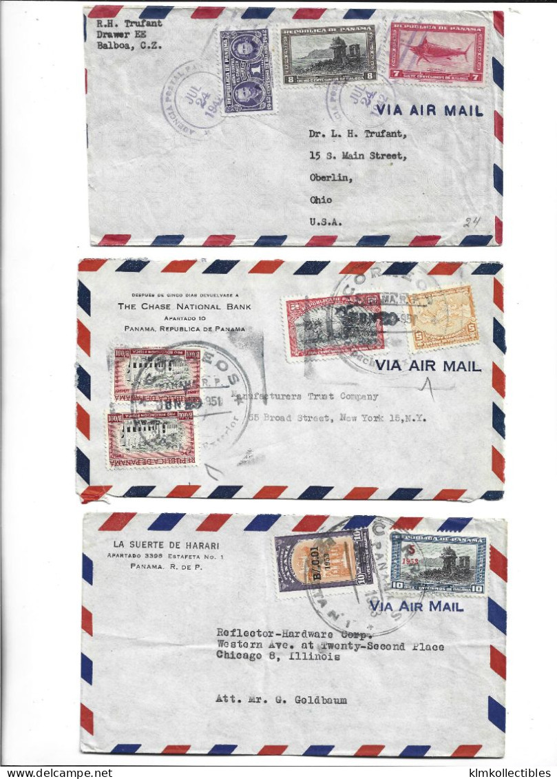 PANAMA - POSTAL HISTORY LOT - Panamá