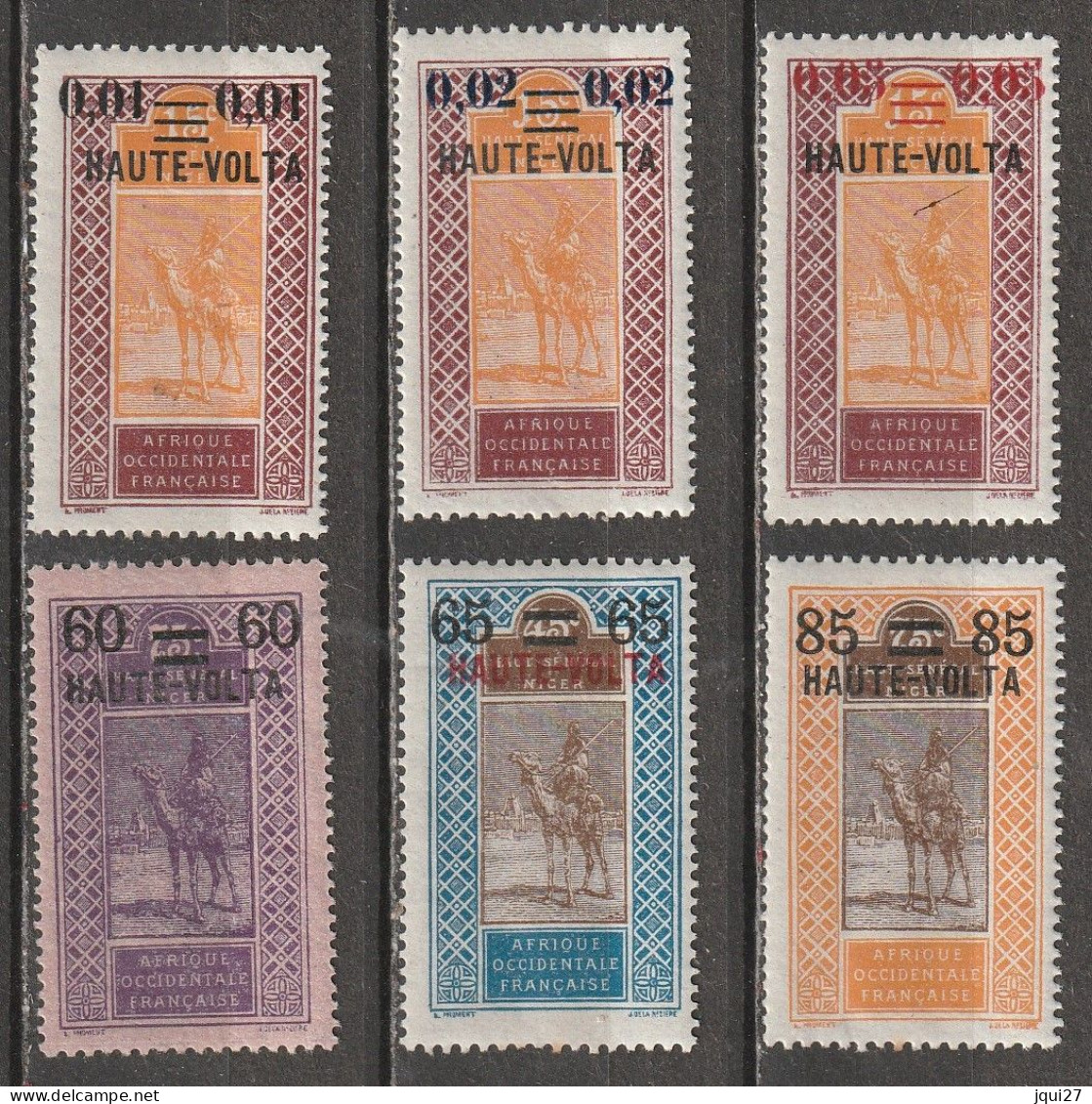 Haute-Volta N° 18 - 20, 21 - 23 * - Unused Stamps