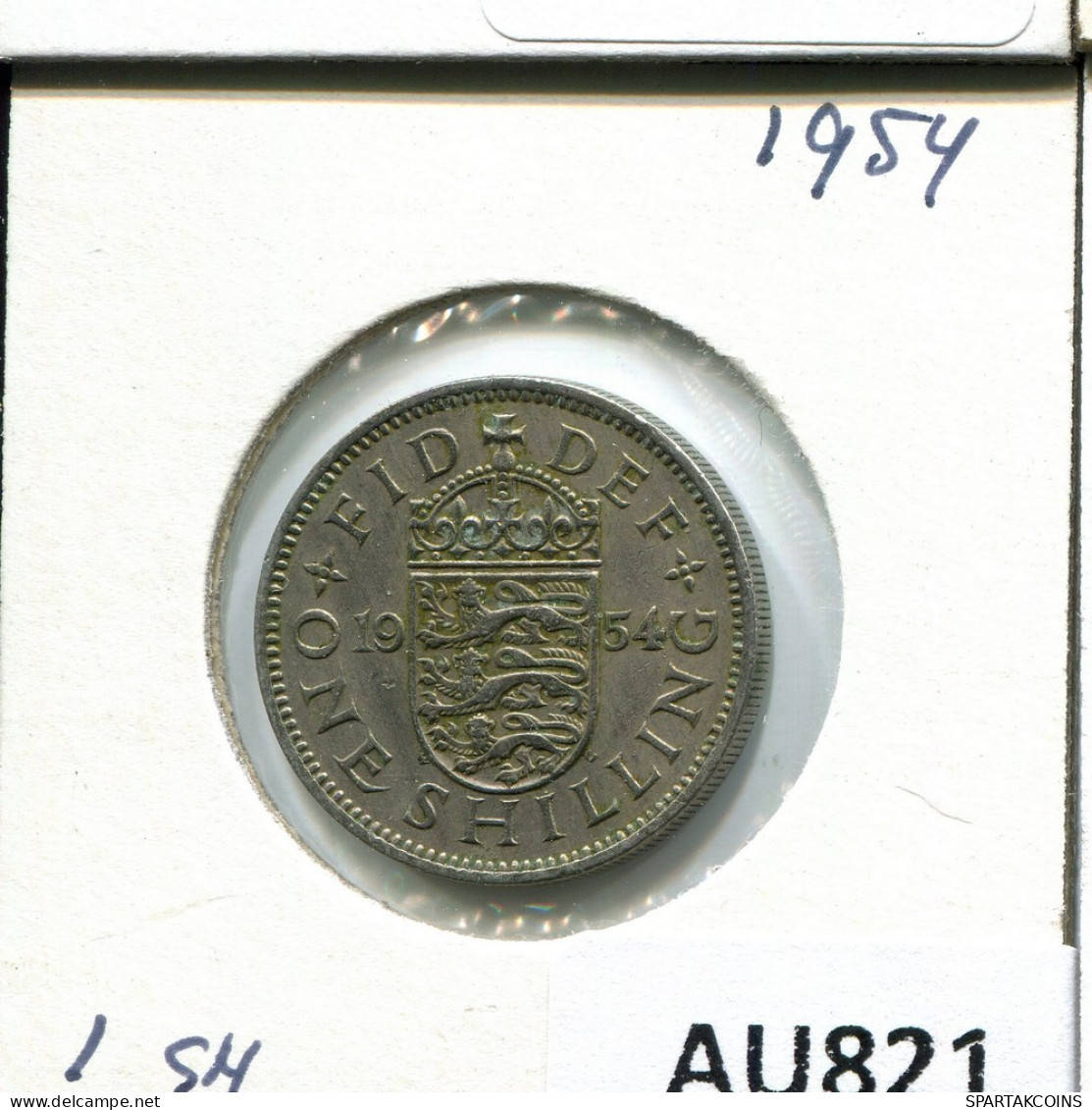 SHILLING 1954 UK GBAN BRETAÑA GREAT BRITAIN Moneda #AU821.E.A - I. 1 Shilling