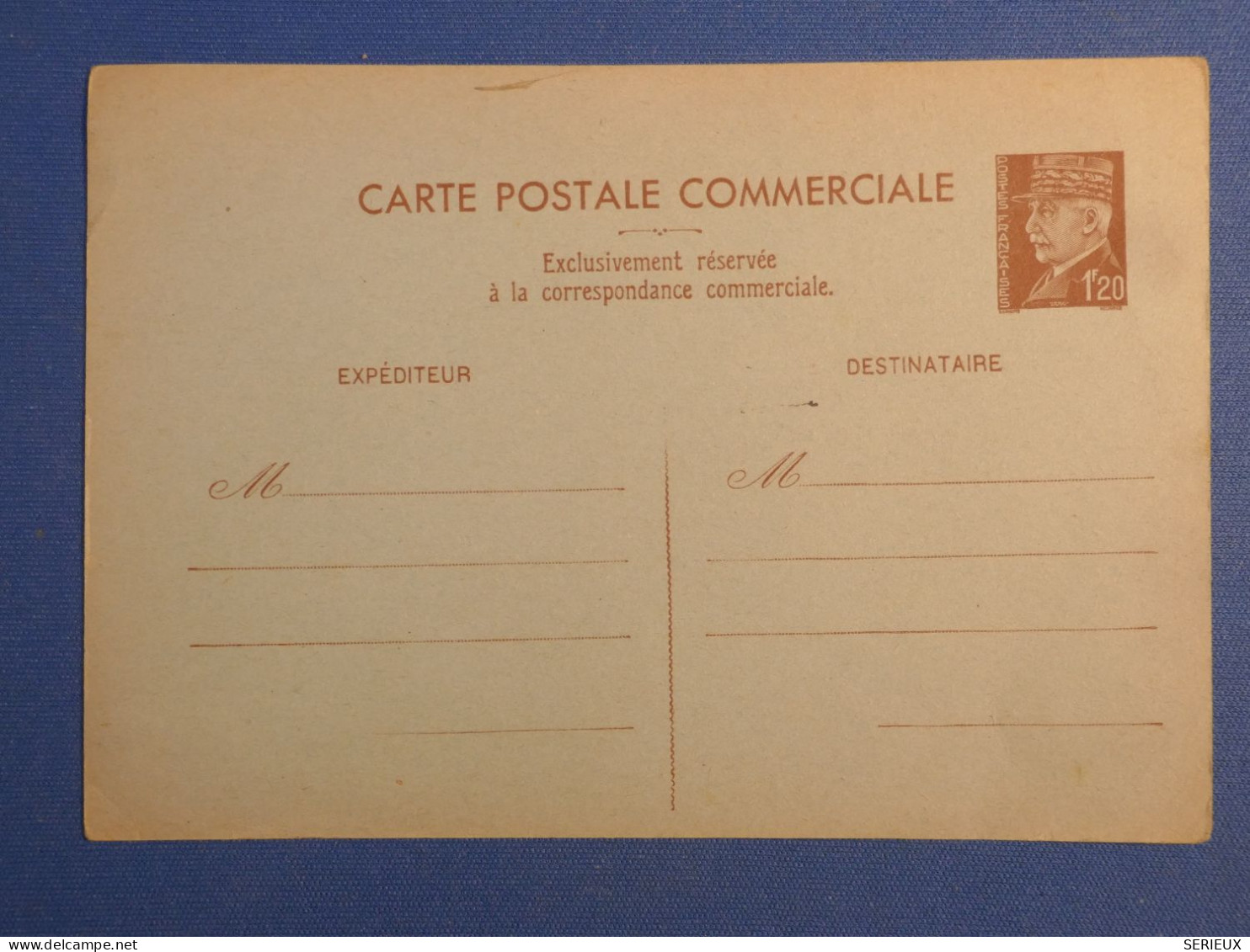 DL3 FRANCE  BELLE  CARTE ENTIER  PETAIN 1941+NON VOYAGEE++ - Other & Unclassified