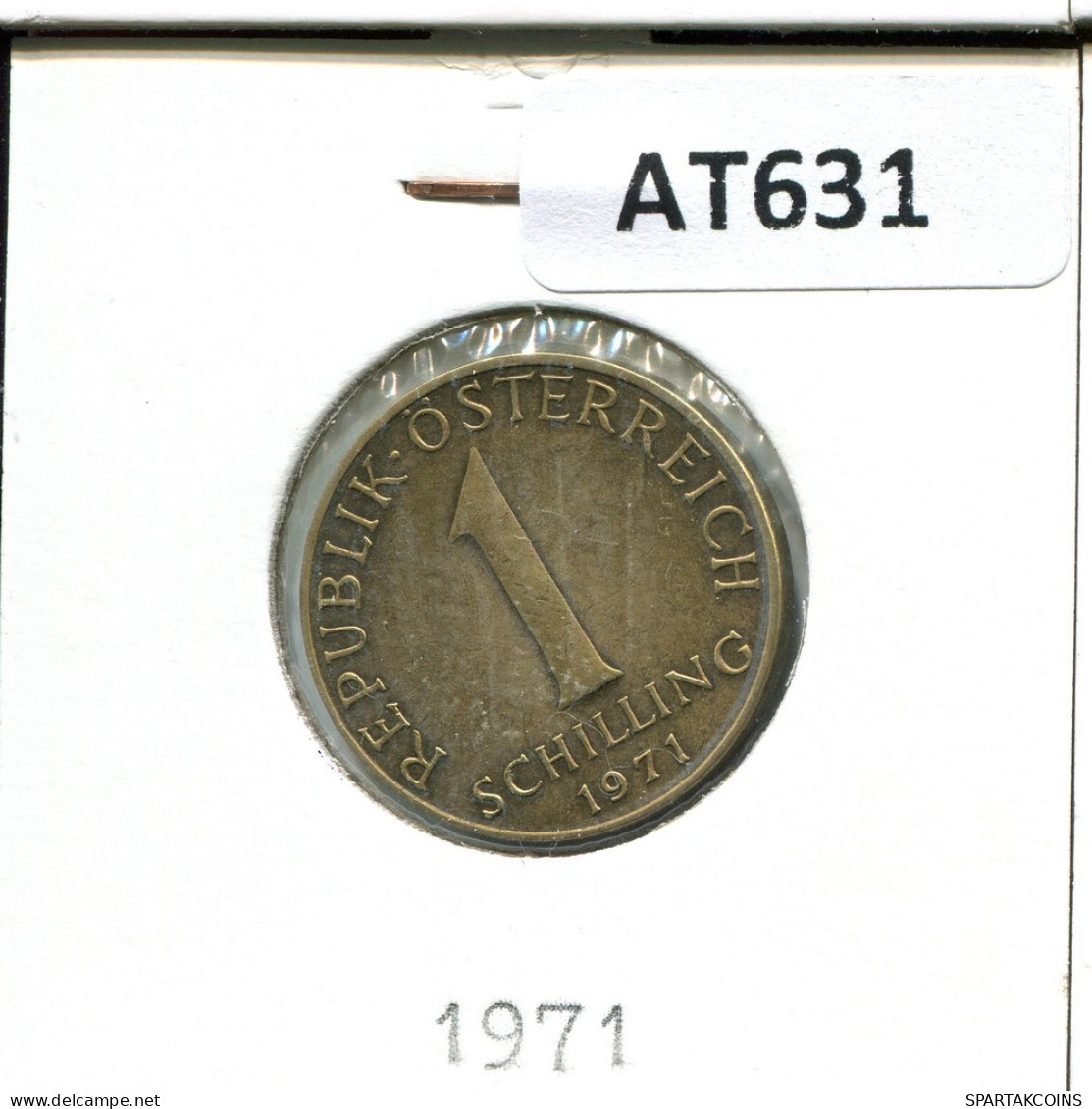 1 SCHILLING 1971 AUSTRIA Coin #AT631.U.A - Austria