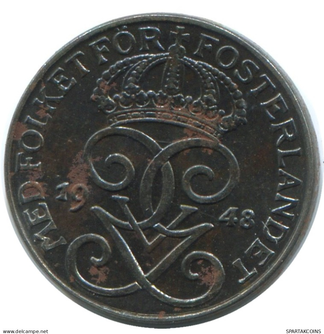 1 ORE 1948 SCHWEDEN SWEDEN Münze #AD268.2.D.A - Sweden