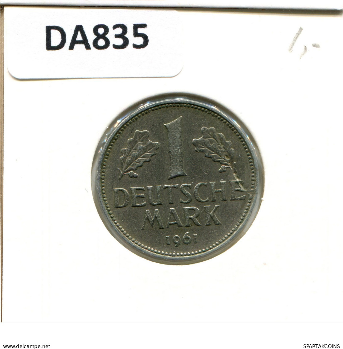 1 DM 1961 G BRD DEUTSCHLAND Münze GERMANY #DA835.D.A - 1 Marco