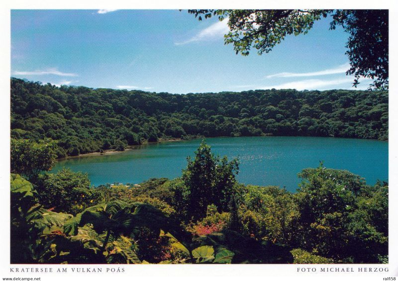 1 AK Costa Rica * Kratersee Am Vulkan Poás Im National Park Volcán Poas - AK Aus Dem Hardenberg Kalender * - Costa Rica