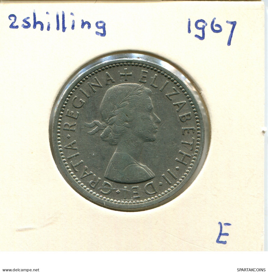 2 SHILLING 1967 UK GBAN BRETAÑA GREAT BRITAIN Moneda #AW999.E.A - J. 1 Florin / 2 Schillings