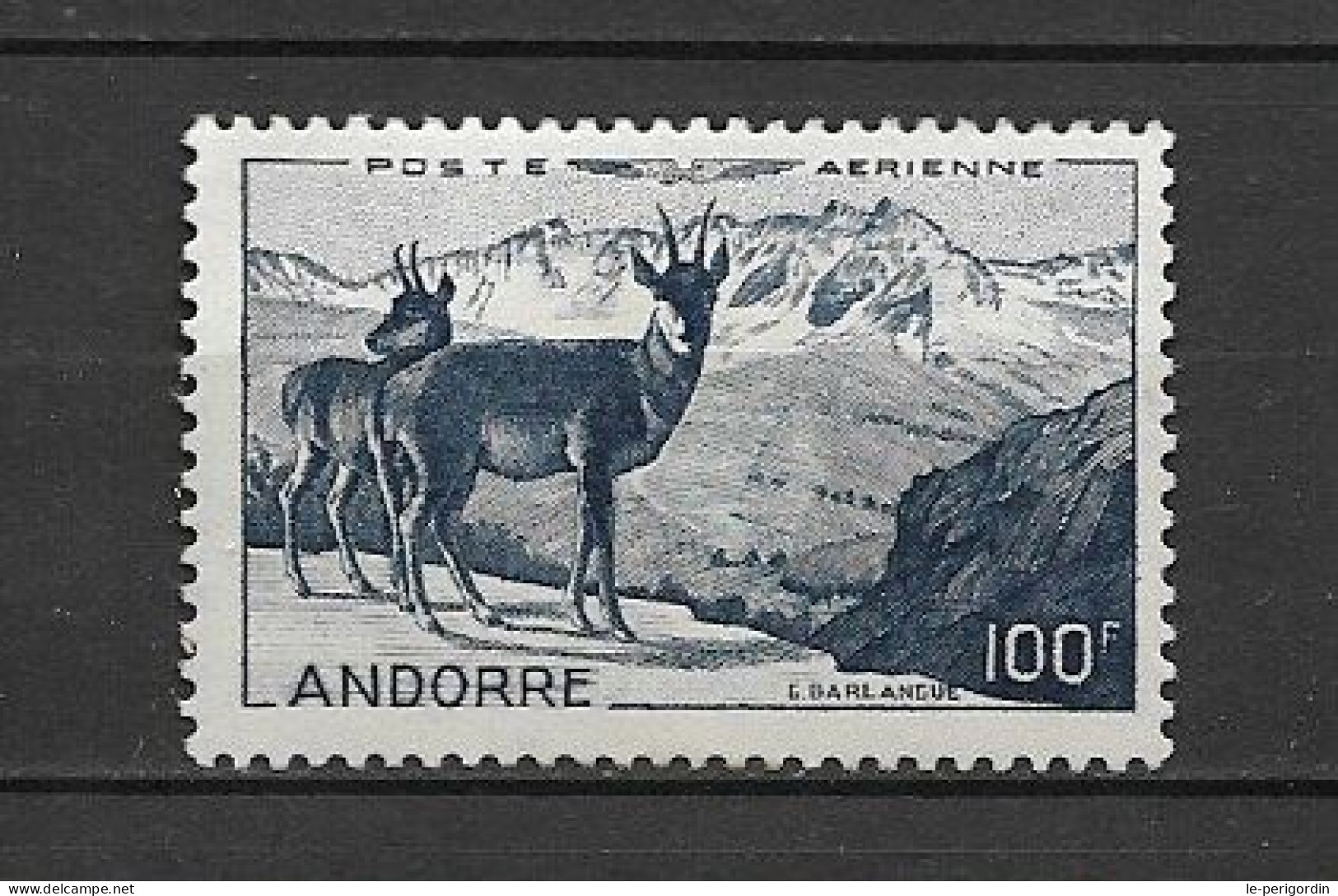 Andorre Fr Pa No 1 , Neuf , ** , Sans Charniere , Ttb . - Airmail