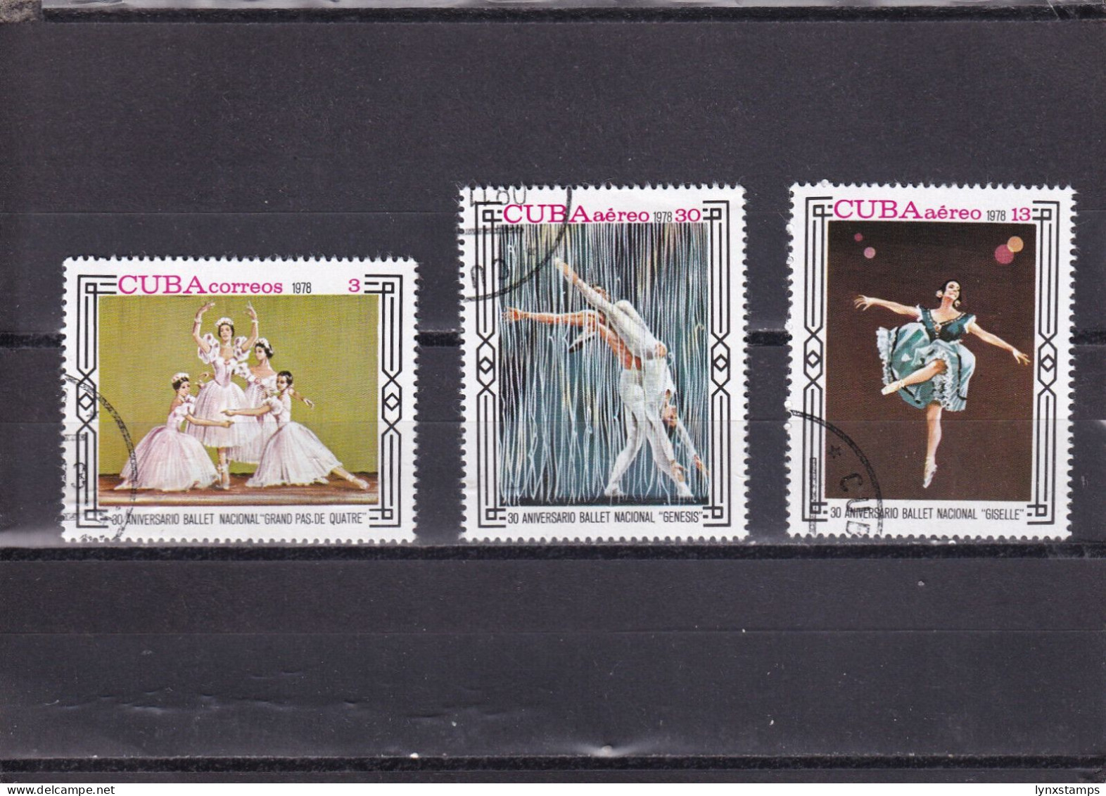 LI03 SCuba 1978 The 30th Anniversary Of The National Ballet Company Used Stamps - Oblitérés