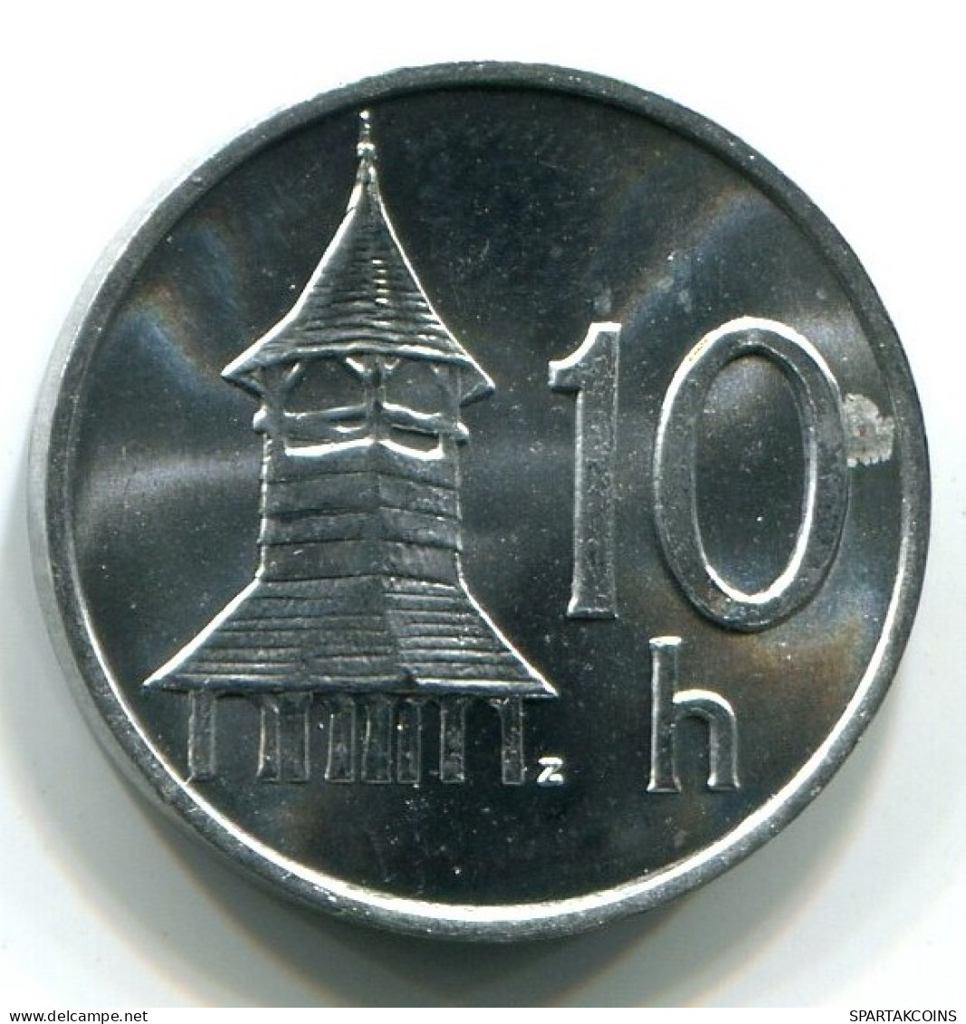 10 HELLERS 1993 SLOVAKIA UNC Coin #W10836.U.A - Slovakia