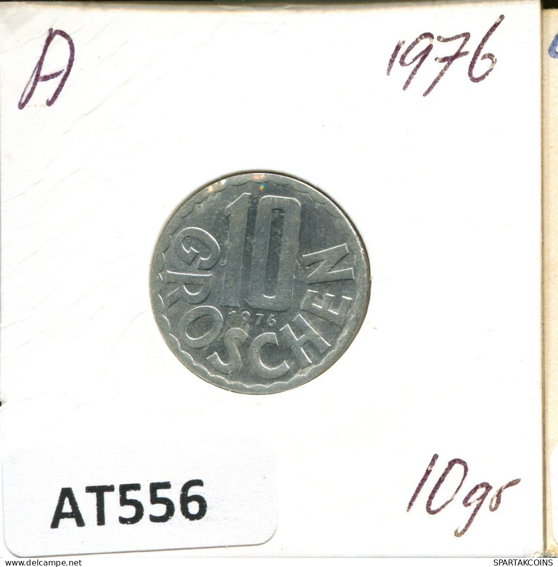 10 GROSCHEN 1976 ÖSTERREICH AUSTRIA Münze #AT556.D.A - Oesterreich