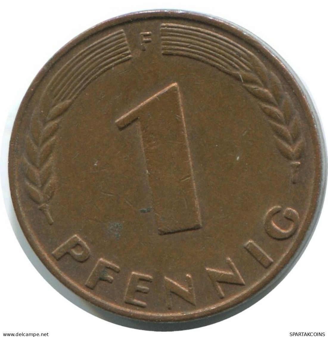 1 PFENNIG 1950 F WEST & UNIFIED GERMANY Coin #AD887.9.U.A - 1 Pfennig