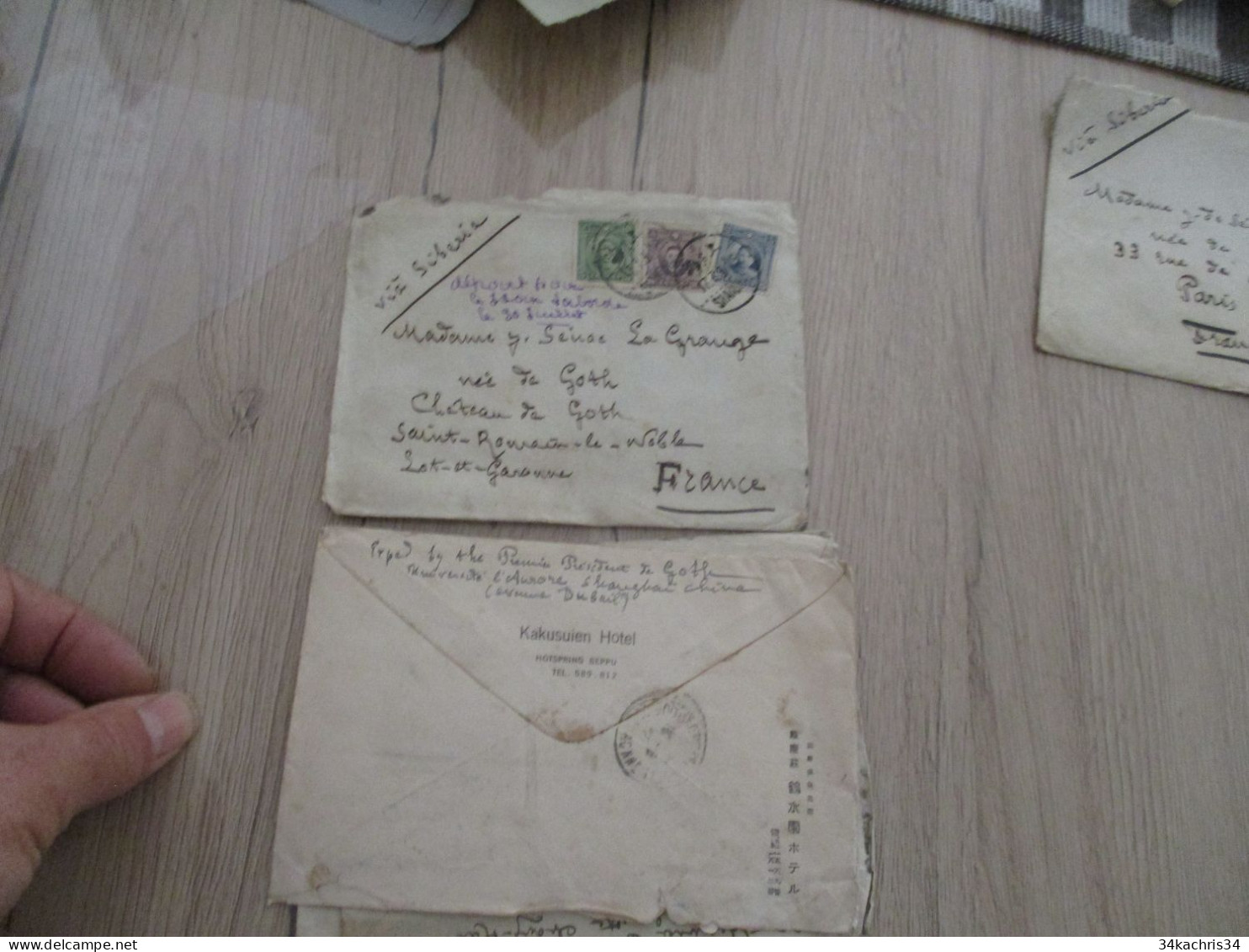 Lot 11 Lettres Letters Chine China Même Archive - 1912-1949 République