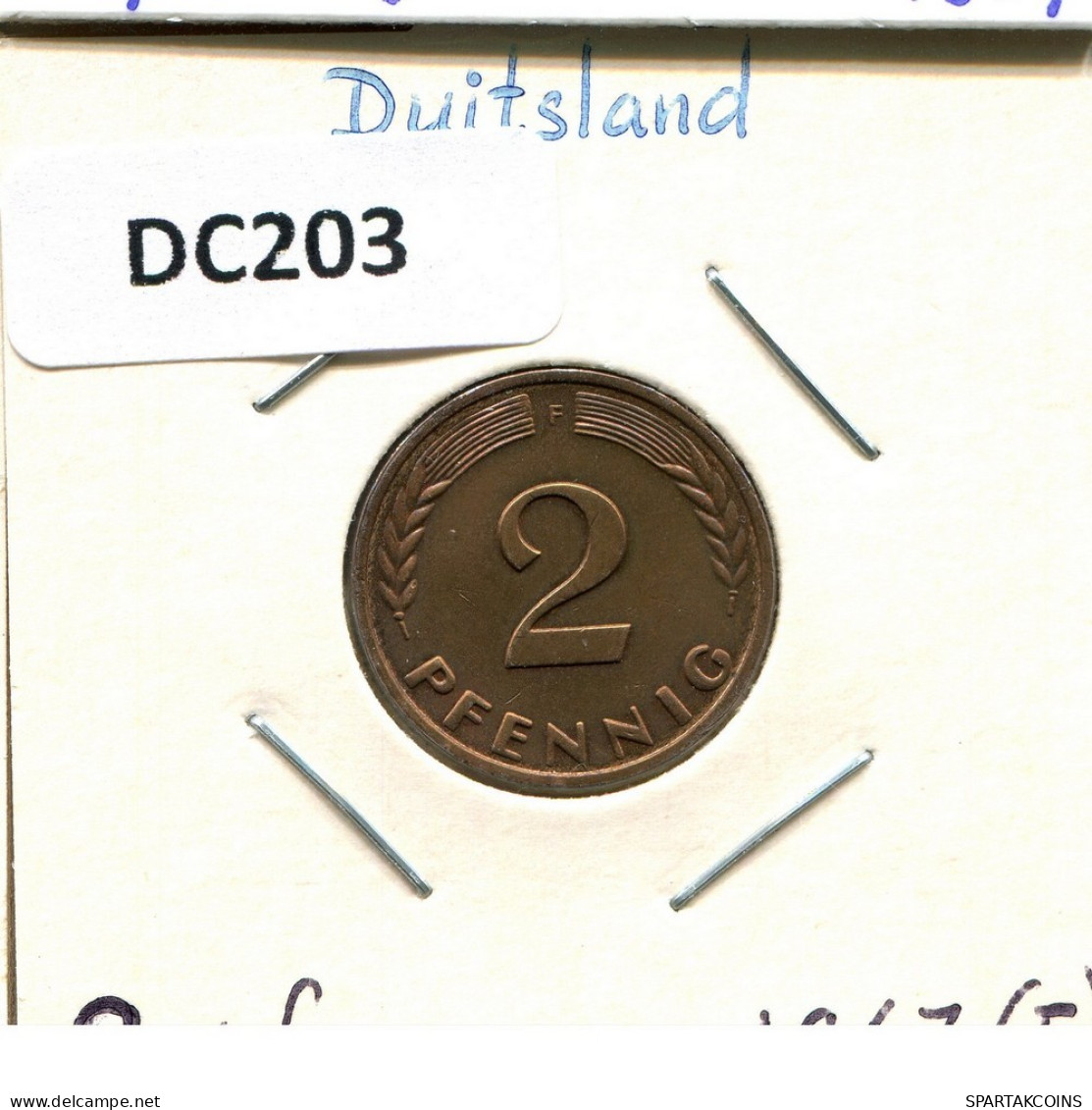2 PFENNIG 1967 F BRD ALEMANIA Moneda GERMANY #DC203.E.A - 2 Pfennig