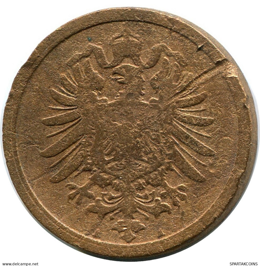2 PFENNIG 1875 A GERMANY Coin #DB826.U.A - 2 Pfennig