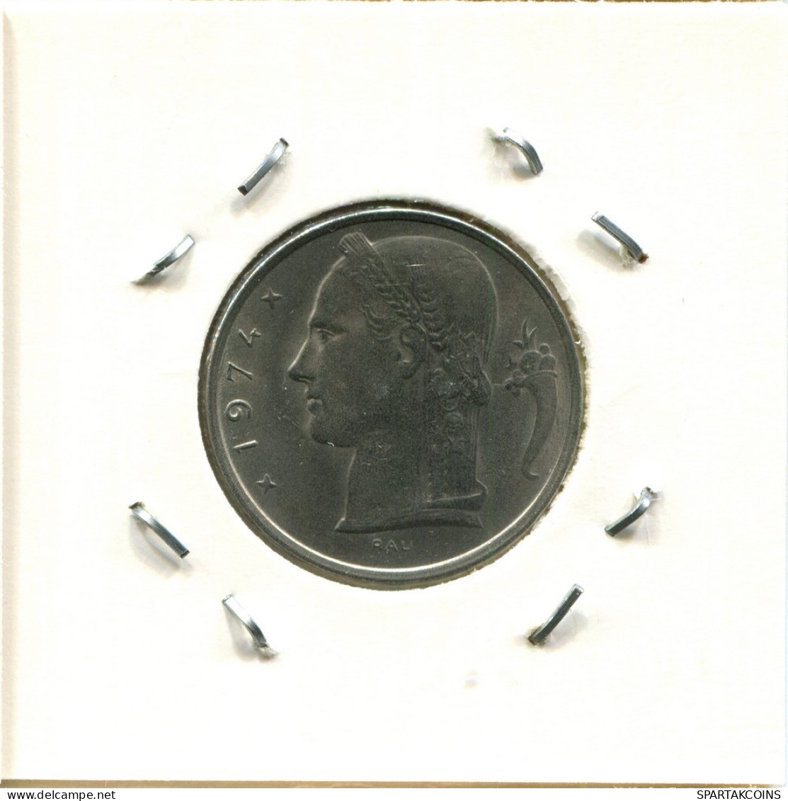 5 FRANCS 1974 Französisch Text BELGIEN BELGIUM Münze #BA610.D.A - 5 Francs