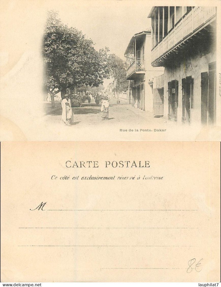 [502598]B/TB//**/Mnh-  - Rue De La Poste, Dakar - Poste & Facteurs