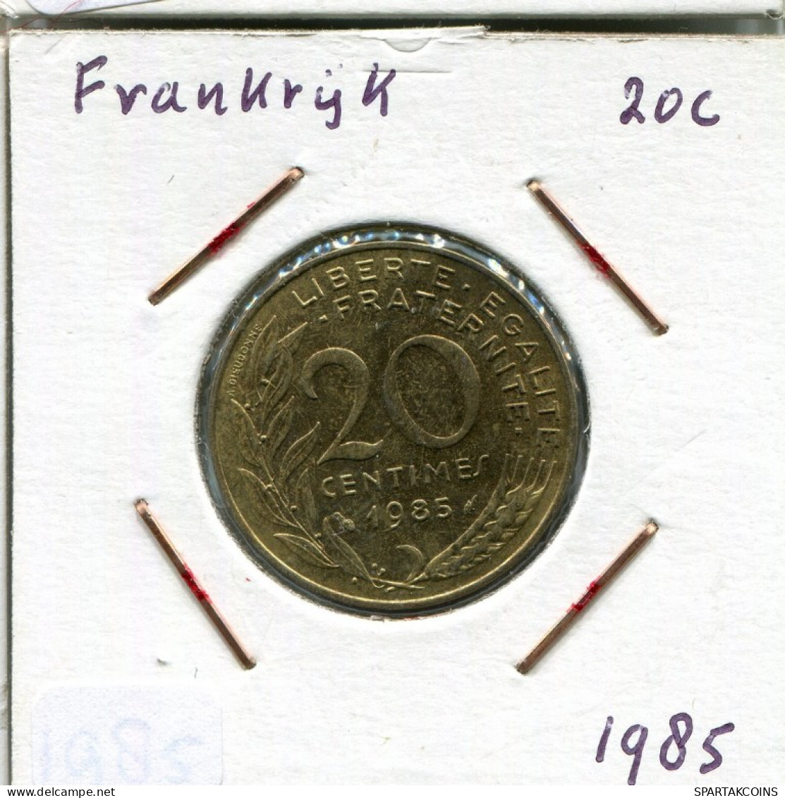 20 CENTIMES 1985 FRANCE Coin French Coin #AM866.U.A - 20 Centimes