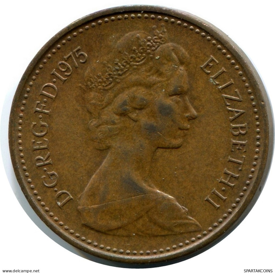 PENNY 1975 UK GBAN BRETAÑA GREAT BRITAIN Moneda #AX086.E.A - 1 Penny & 1 New Penny
