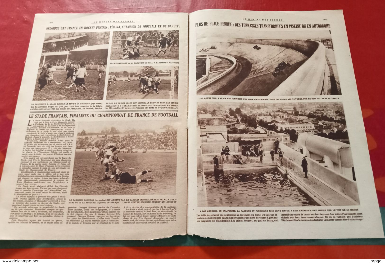 Miroir Des Sports N°423 Avril 1928 Verschueren Paris Tours Vol Angleterre Australie Hinkler Dirigeable Italia Pôle Nord - Sport