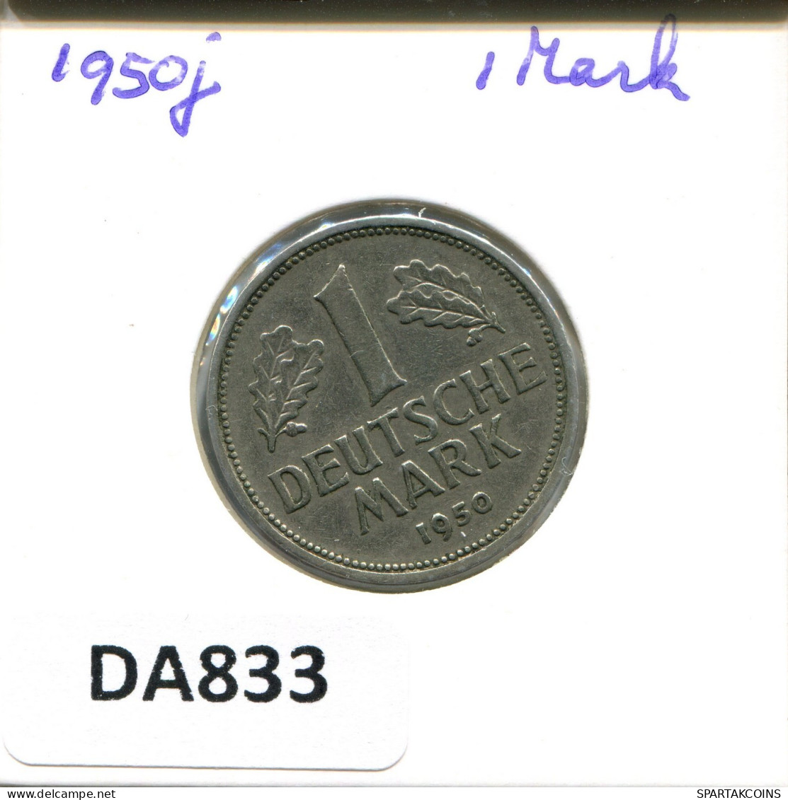 1 DM 1950 J BRD ALLEMAGNE Pièce GERMANY #DA833.F.A - 1 Mark