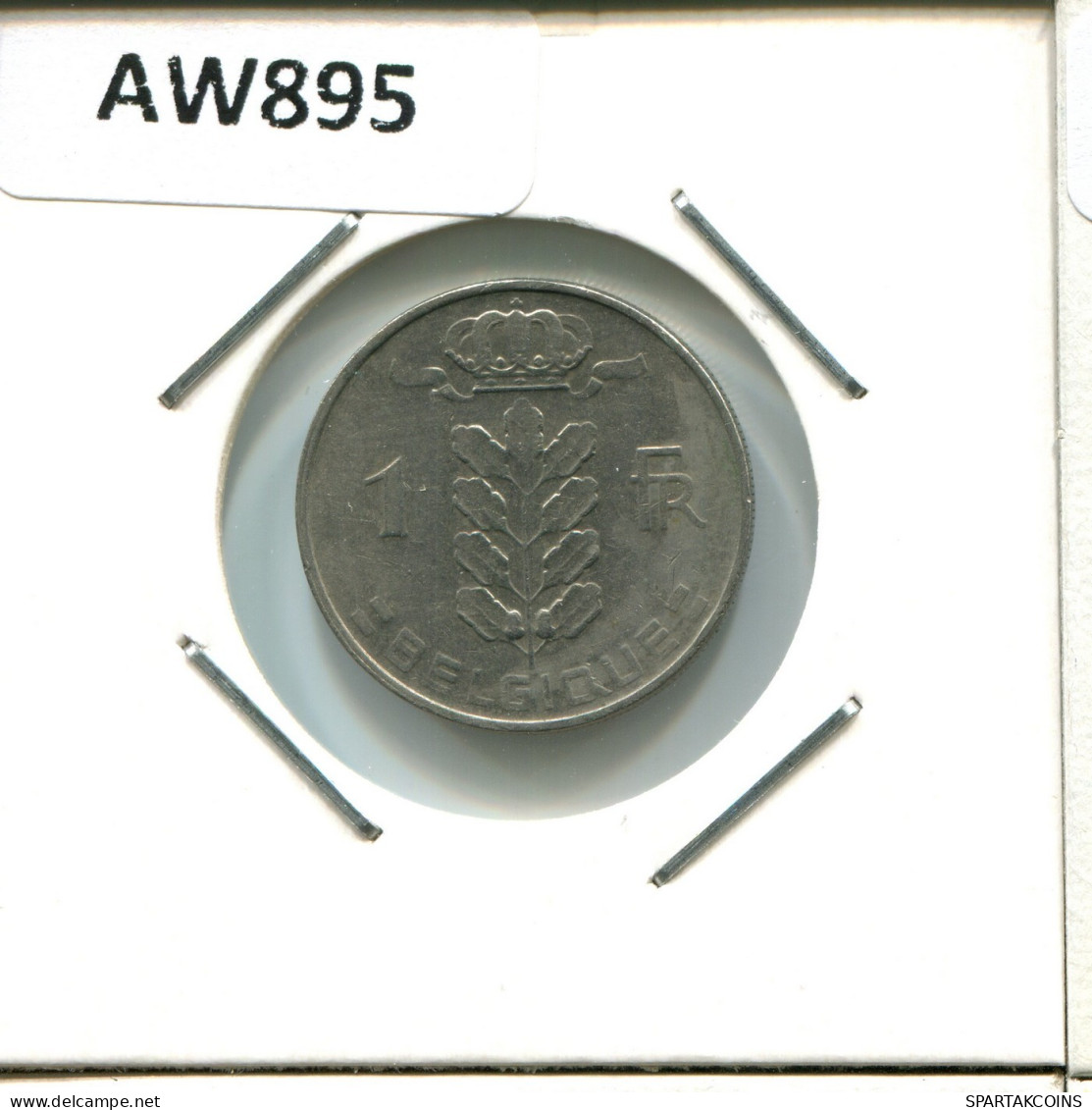 1 FRANC 1969 FRENCH Text BELGIUM Coin #AW895.U.A - 1 Franc