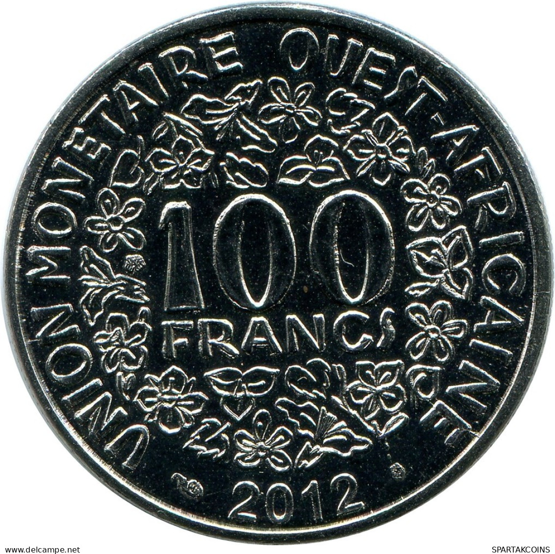 100 FRANCS 2012 WESTERN AFRICAN STATES Coin #AP962.U.A - Altri – Africa