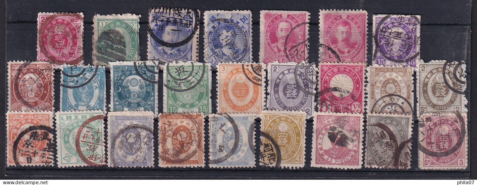 JAPAN - Lot Of Old Stamps, Vairous Topic, Used Stamps, Various Years / 3 Scans - Autres & Non Classés