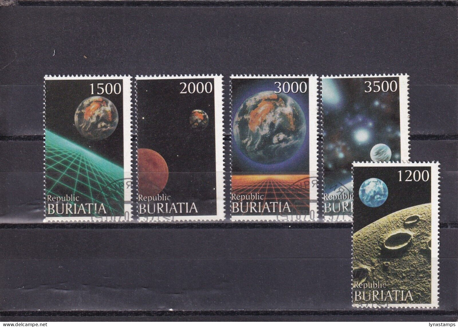 SA03 Russia Buryatia 1997 Space Cinderella Stamps - Andere & Zonder Classificatie