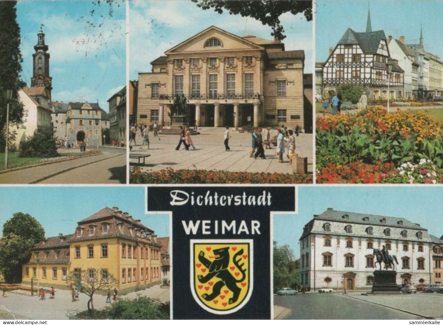 98801 - Weimar - U.a. Platz Der Demokratie - 1989 - Weimar