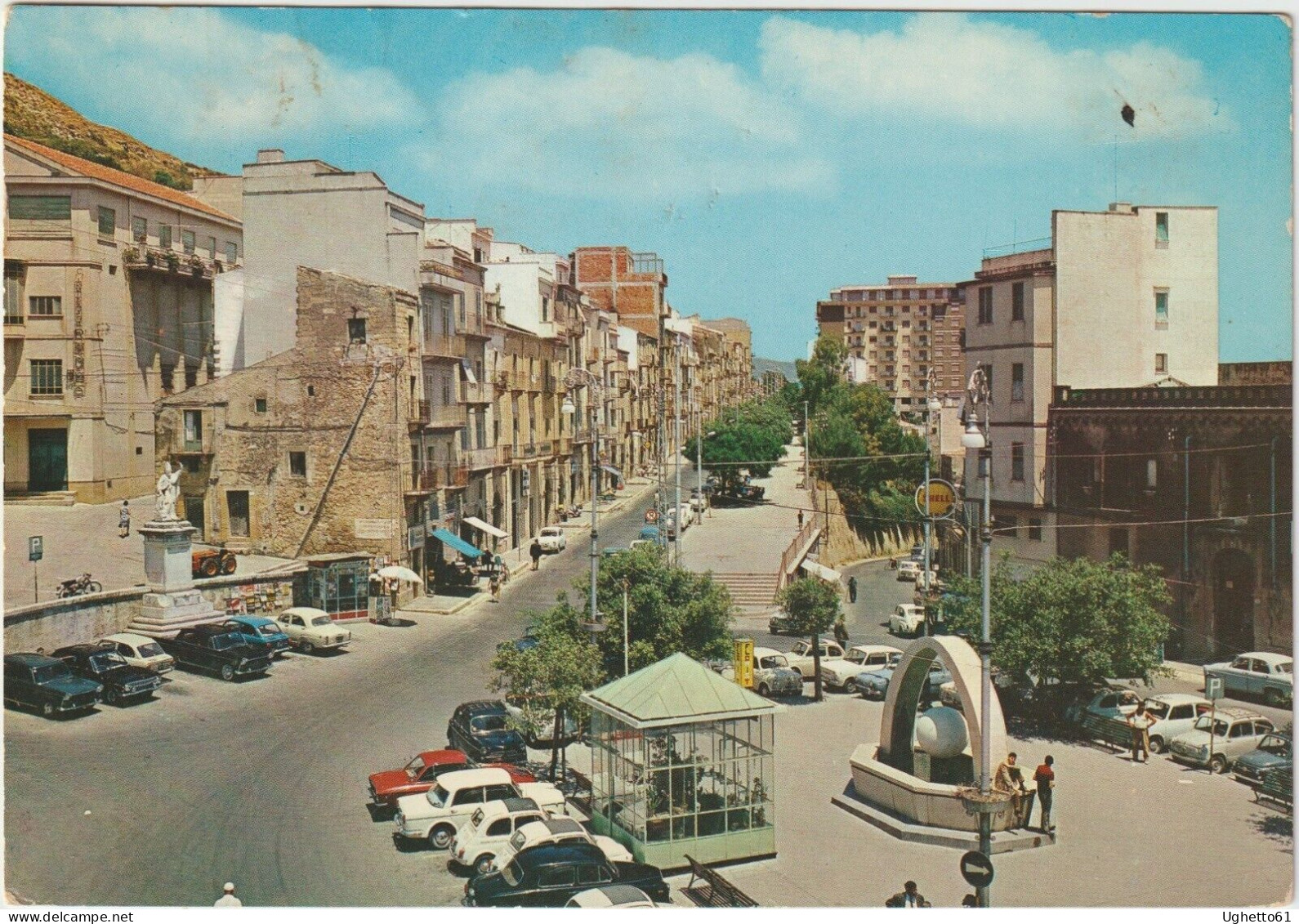 Salemi - Piazza Libertà E Via Matteotti Viaggiata - Trapani