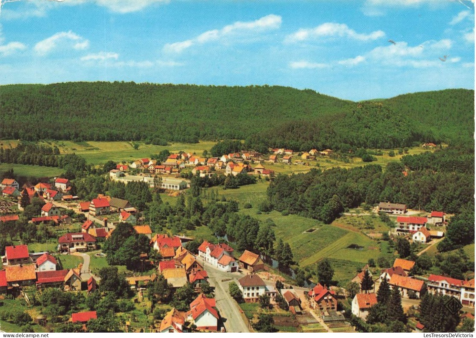 FRANCE - Baerentthal (57) - Vue Aérienne - Vue D'ensemble De La Ville - Vue De Plusieurs Maisons- Carte Postale Ancienne - Sarreguemines