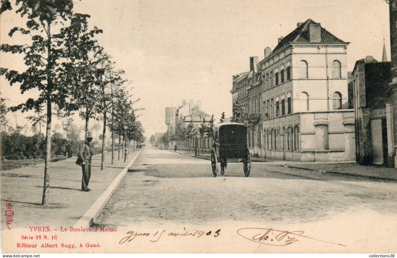 Ypres - Le Boulevard Malou - Ieper