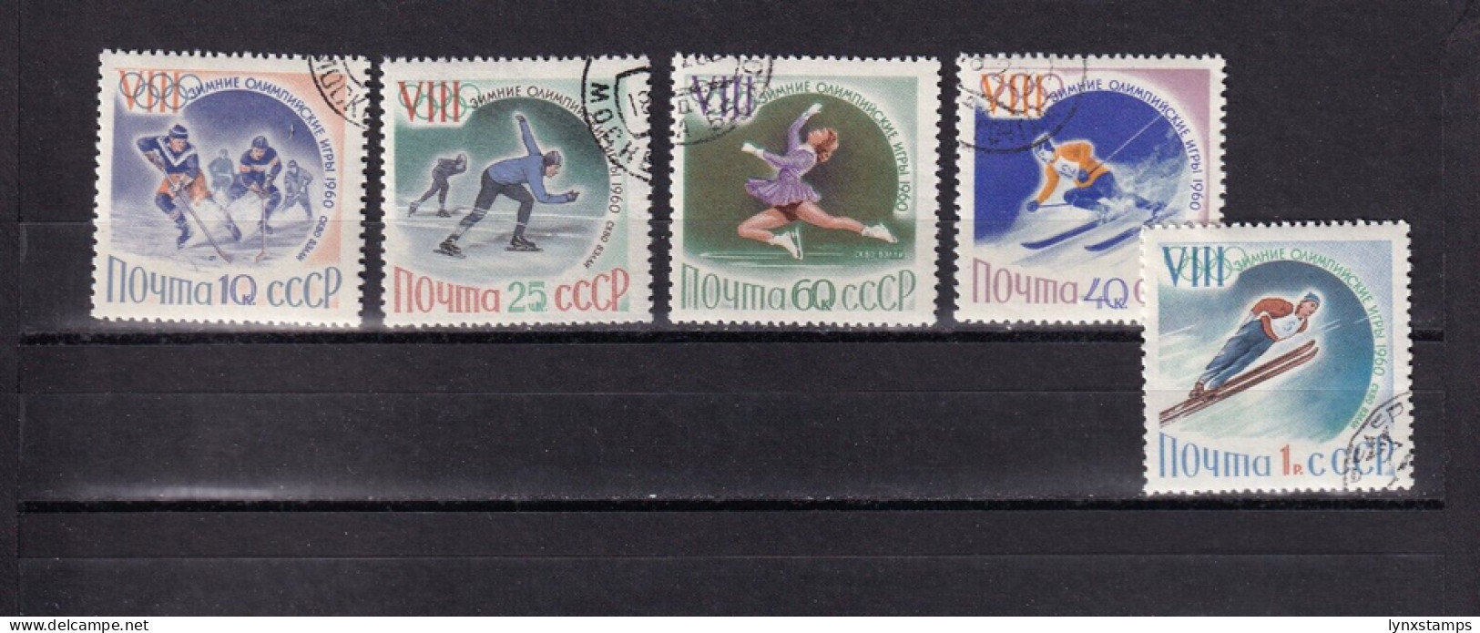 SA03 Russia USSR 1960 Winter Olympic Games Squaw Valley, USA Used Stamps - Used Stamps